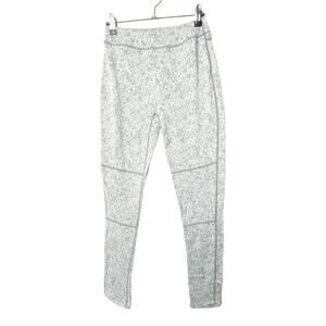 Gymshark Hi-Rise Leggings Marled Athleisure Heather Gray Light Wash Sz M